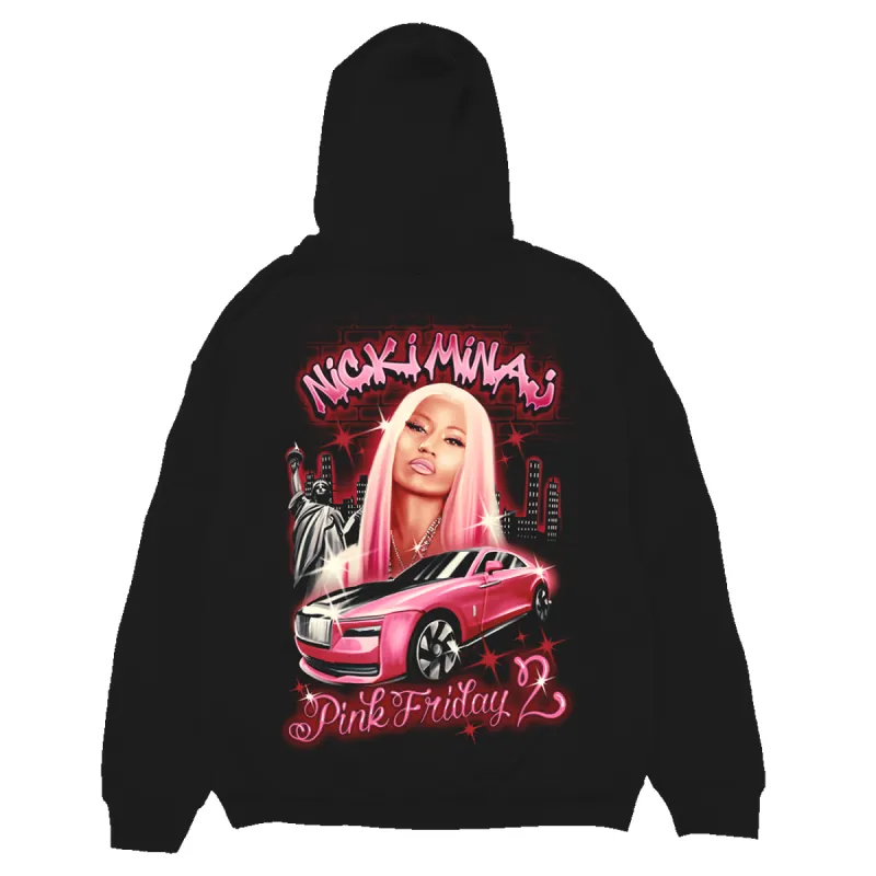 Pink Friday 2 Airbrush Hoodie sold by Nicki Minaj