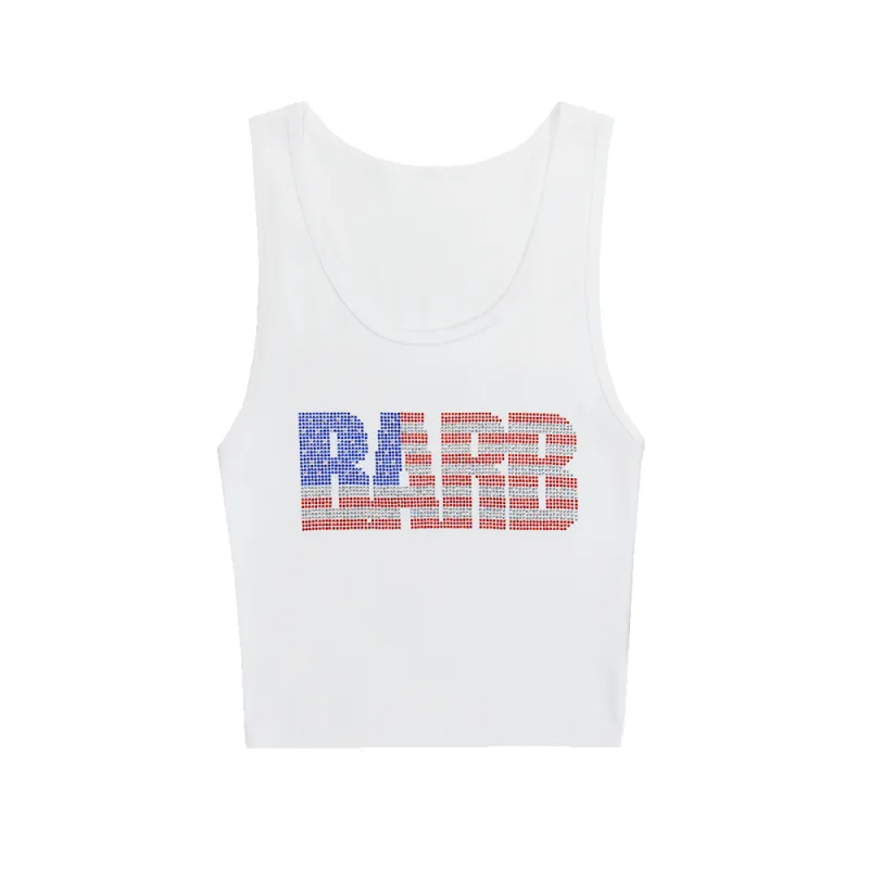 Barb Rhinestone Tank Top sold by Nicki Minaj