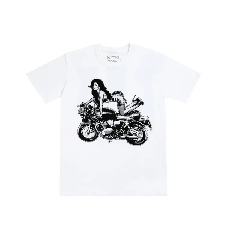Pnkprnt Bike Rhinestone Tee sold by Nicki Minaj