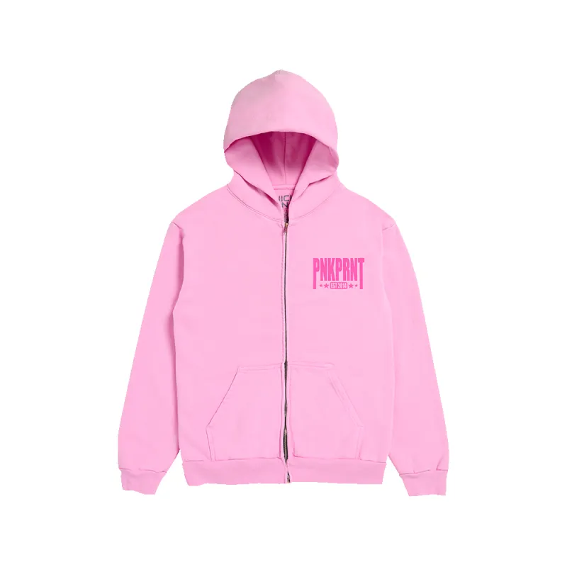 Pnkprnt Est. 2014 Zip Up Hoodie sold by Nicki Minaj
