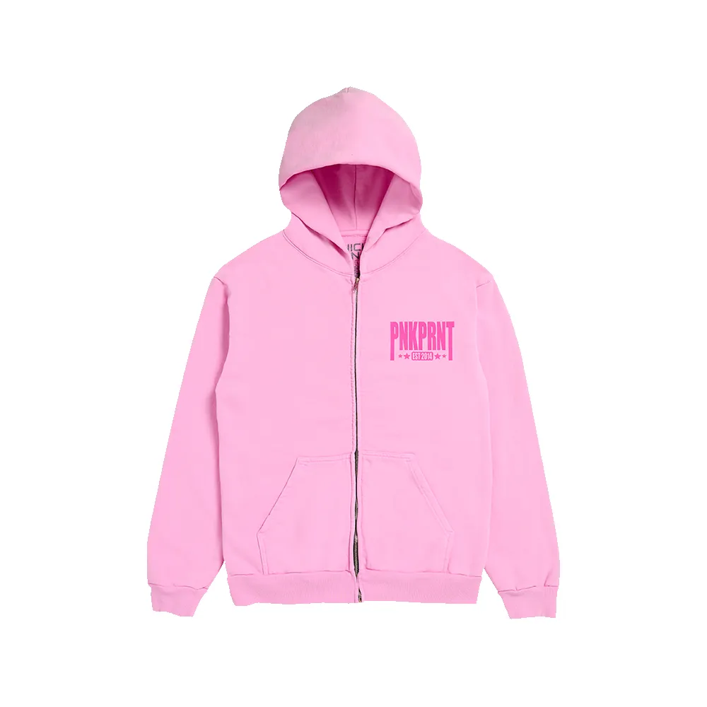 Pnkprnt Est. 2014 Zip Up Hoodie sold by Nicki Minaj