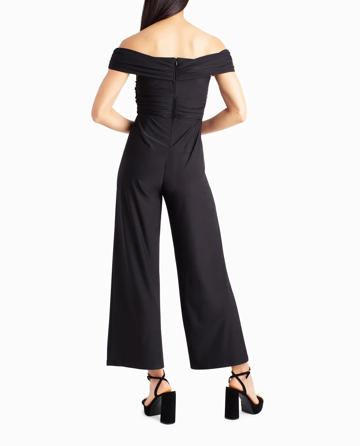WHITNEY OFF-THE-SHOULDER JUMPSUIT sold by Nicole Miller product image thumbnail 2