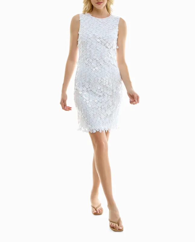 DAPHNE SEQUIN SLEEVELESS DRESS made by Nicole Miller