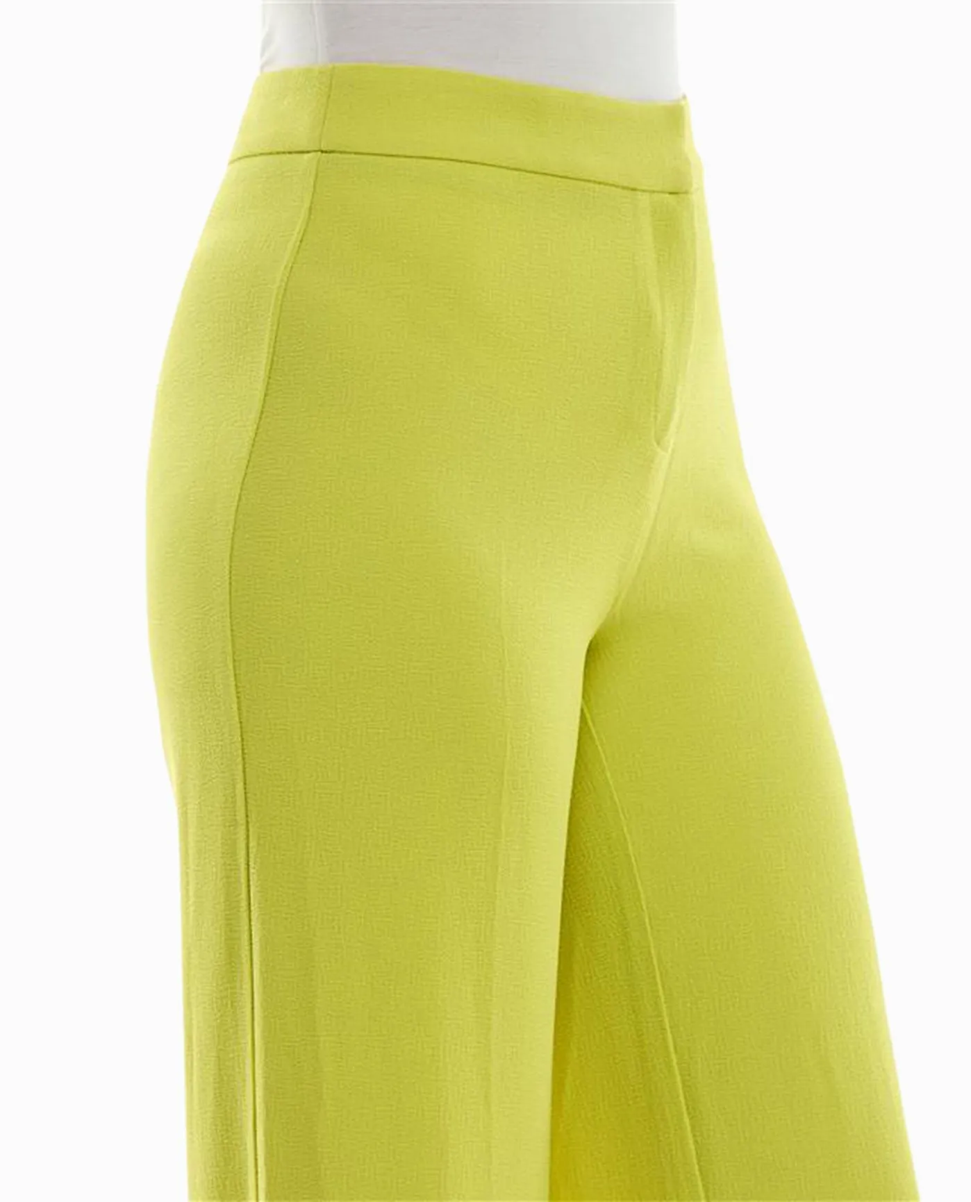 EXCLUSIVE CLAIRE STRETCH CREPE WIDE LEG PANTS sold by Nicole Miller product image thumbnail 4