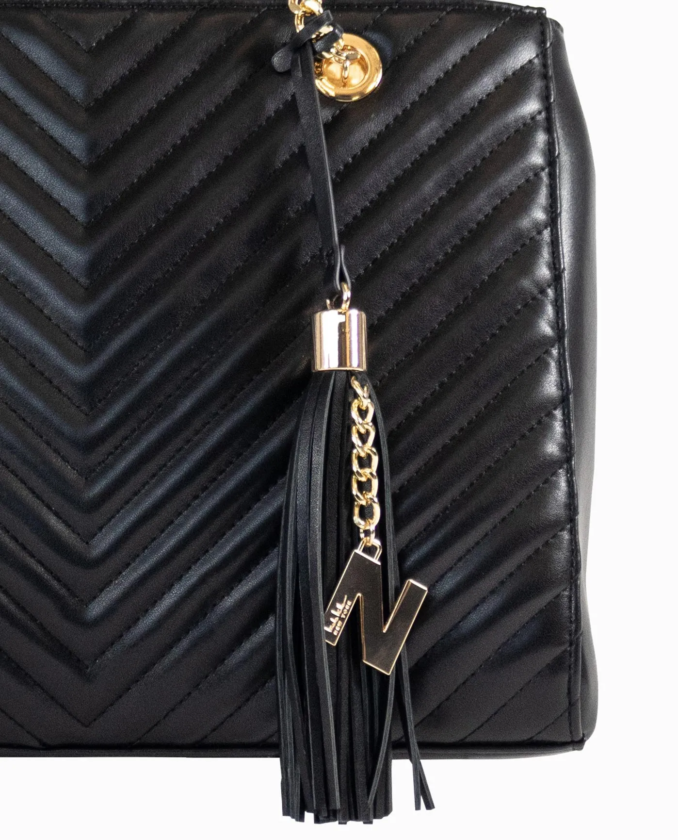 QUILTED TOTE sold by Nicole Miller product image thumbnail 4