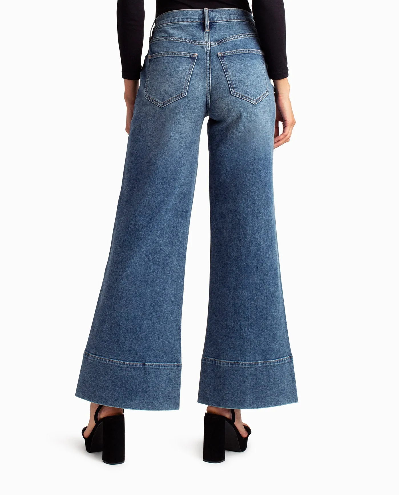 HUDSON YARDS MID RISE WIDE LEG JEAN sold by Nicole Miller product image thumbnail 2