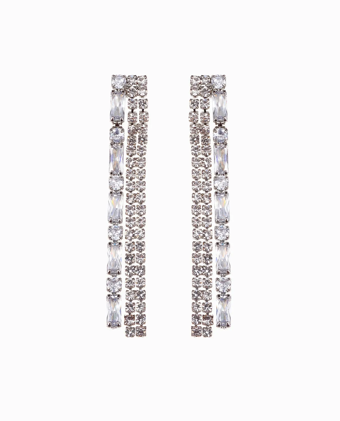 RHINESTONE DROP EARRINGS sold by Nicole Miller