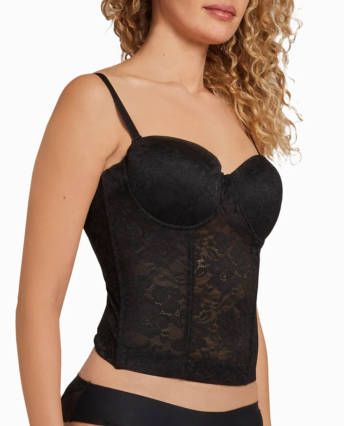 LACE POWER MESH BUSTIER sold by Nicole Miller product image thumbnail 3
