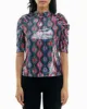 PHOEBE SEQUIN DOLMAN ELBOW SLEEVE TOP sold by Nicole Miller