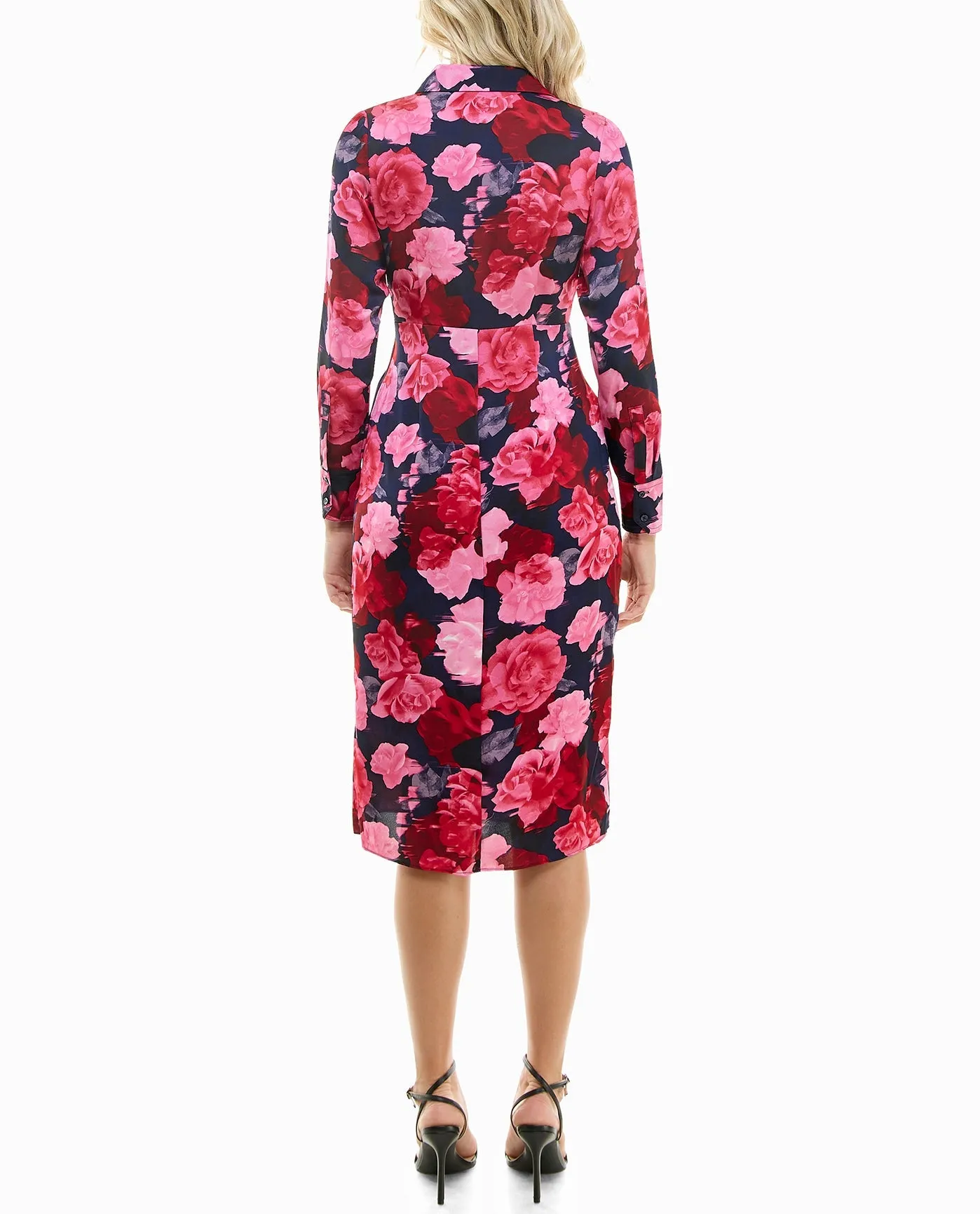 HOLLY STRETCH FAUX WRAP DRESS sold by Nicole Miller product image thumbnail 2