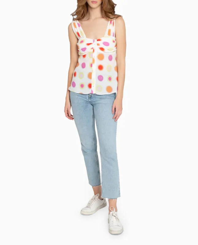 RADIANT AURA SILK TOP sold by Nicole Miller