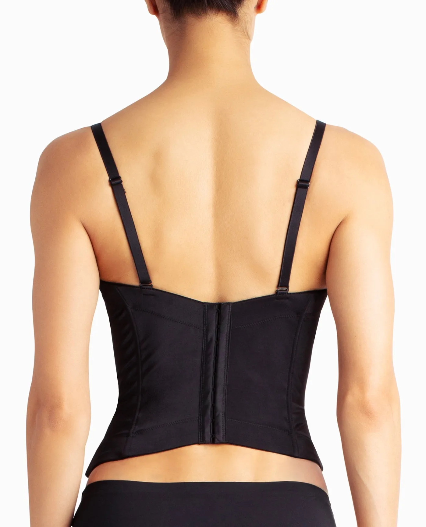 MICROFIBER LOW BACK BONED BUSTIER sold by Nicole Miller product image thumbnail 2