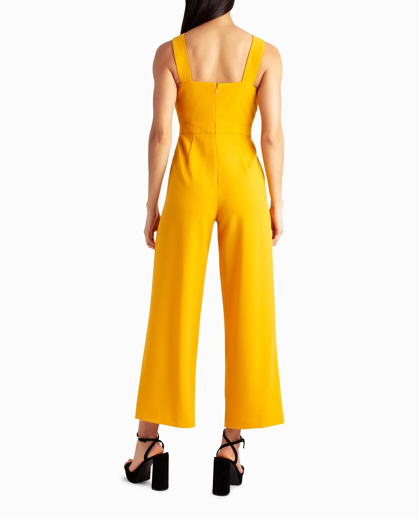 CHARLI STRETCH CREPE HALTER NECK JUMPSUIT sold by Nicole Miller product image thumbnail 2