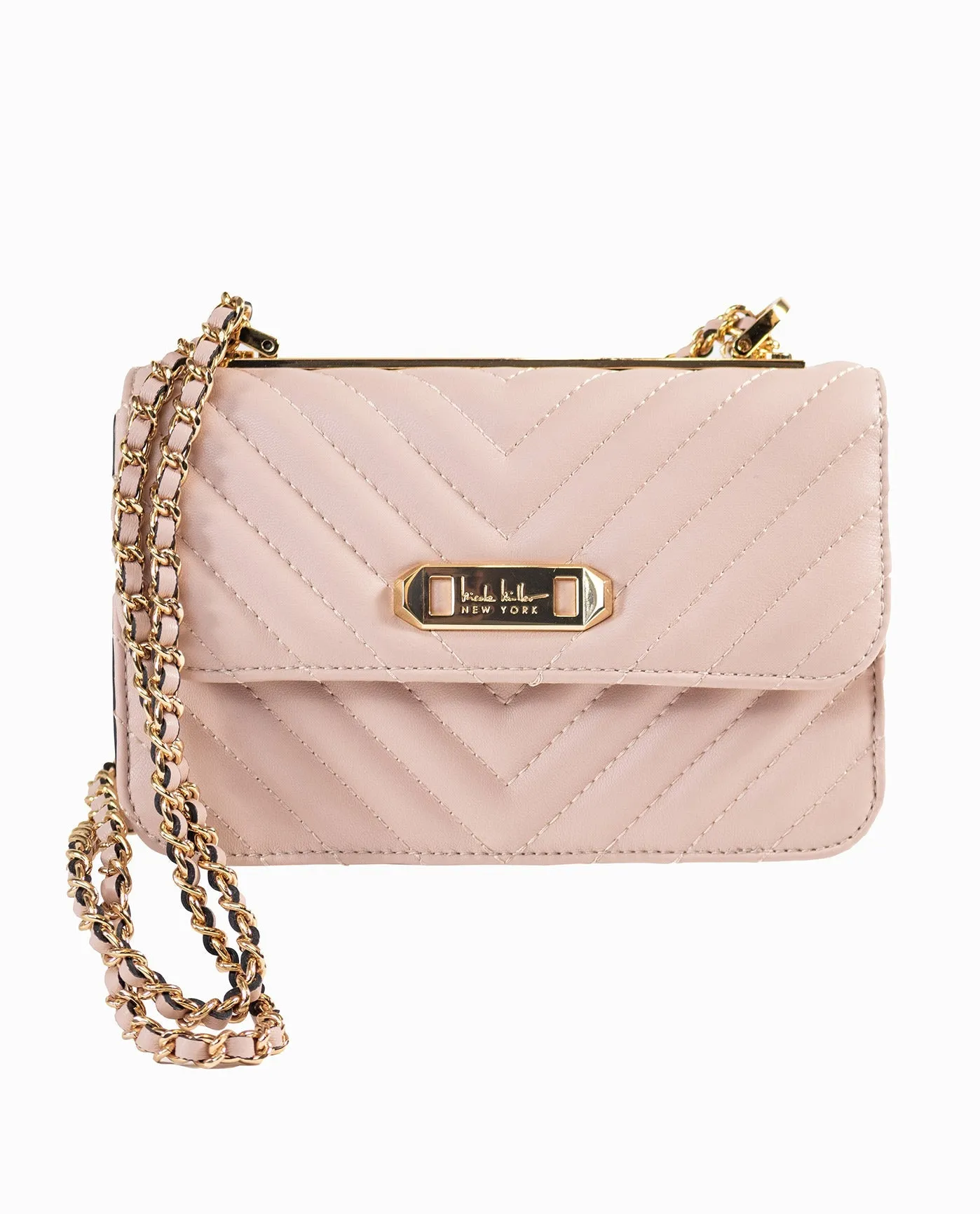 QUILTED CROSSBODY SHOULDER BAG sold by Nicole Miller product image thumbnail 3