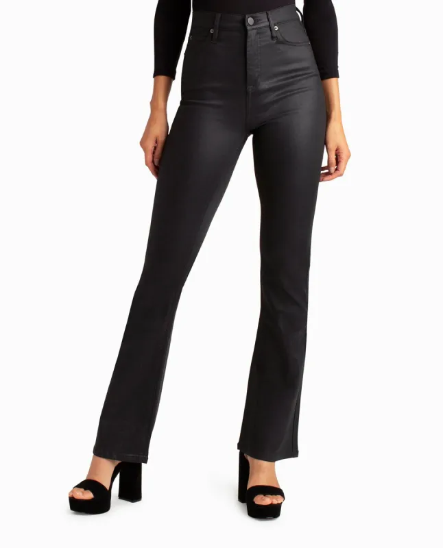 GLISTEN HIGH RISE FLARED JEAN made by Nicole Miller