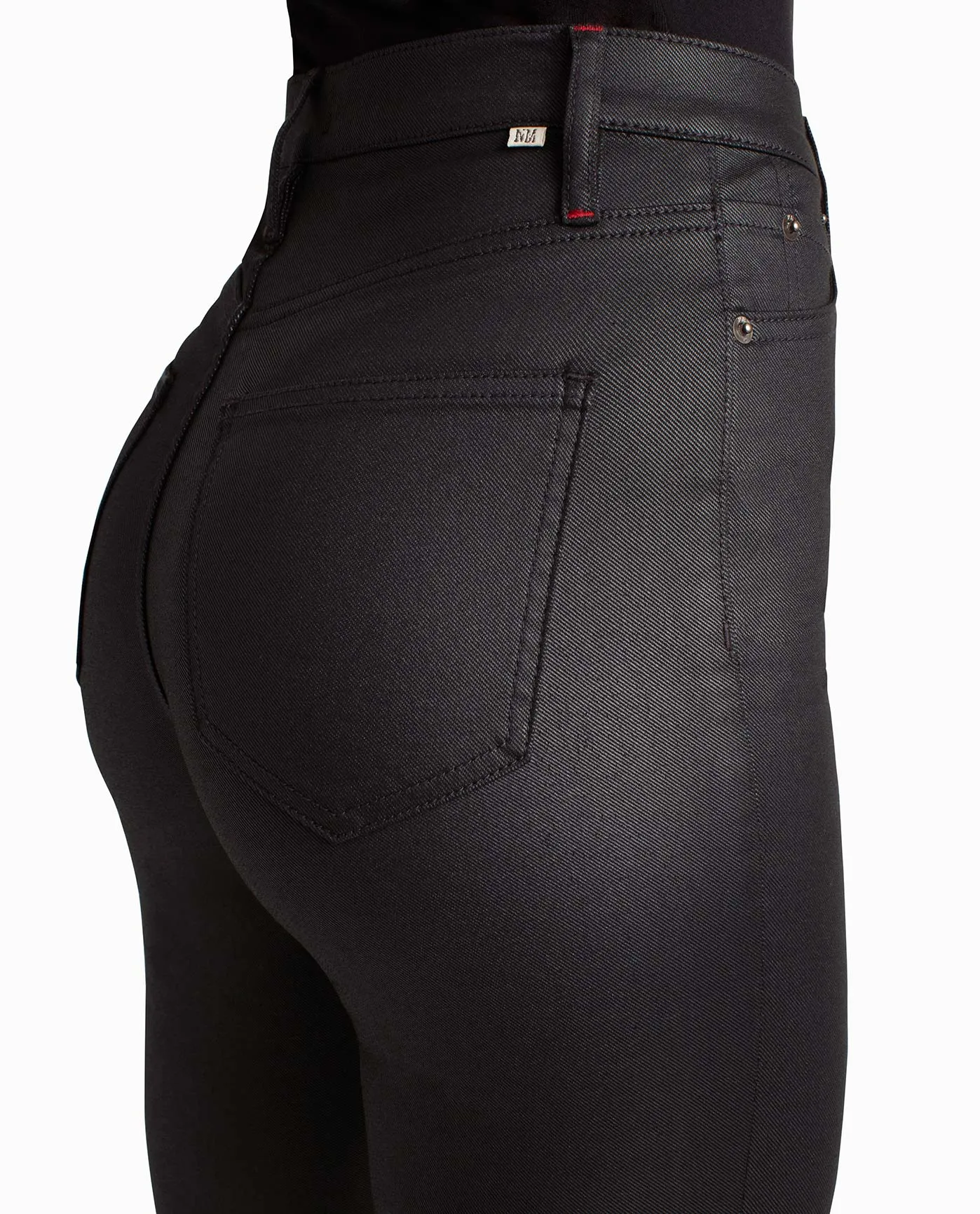GLISTEN HIGH RISE FLARED JEAN sold by Nicole Miller product image thumbnail 4