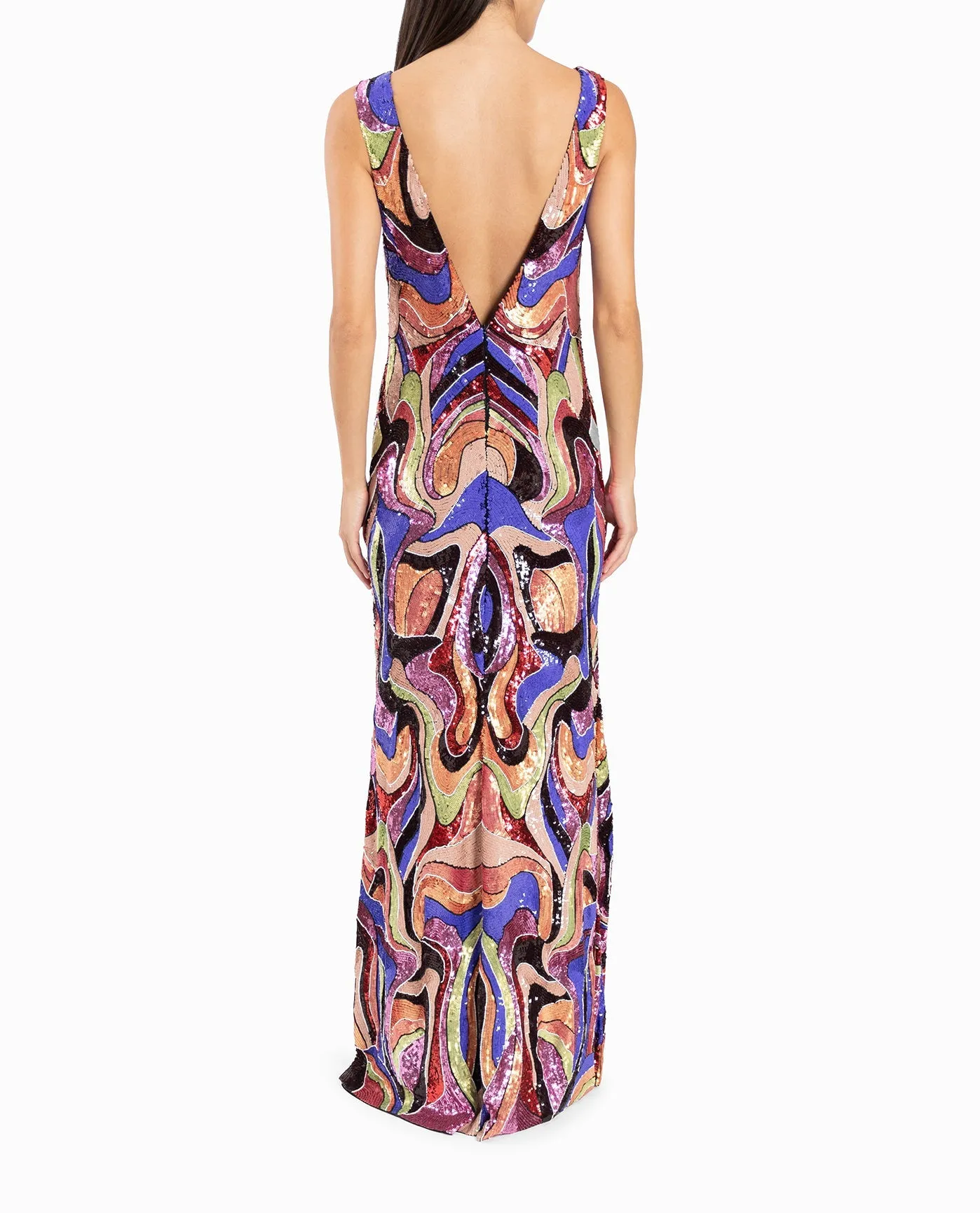 CUSTOM MADE SUNNYLAND SWIRL GOWN sold by Nicole Miller product image thumbnail 2