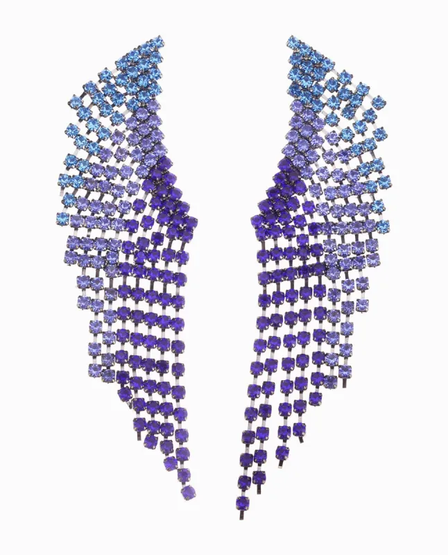 FRINGE WING DROP EARRINGS sold by Nicole Miller