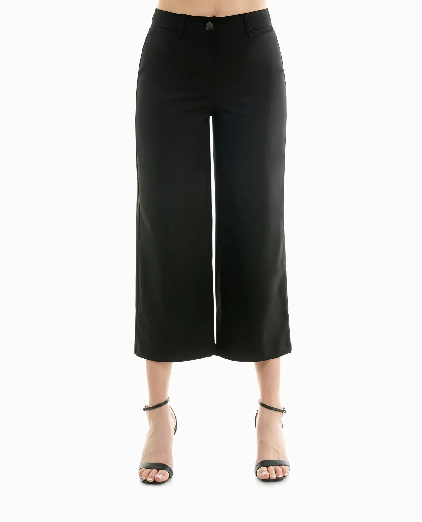 MERCER STRETCH CROPPED ZIP FRONT FLARE PANT sold by Nicole Miller product image thumbnail 4