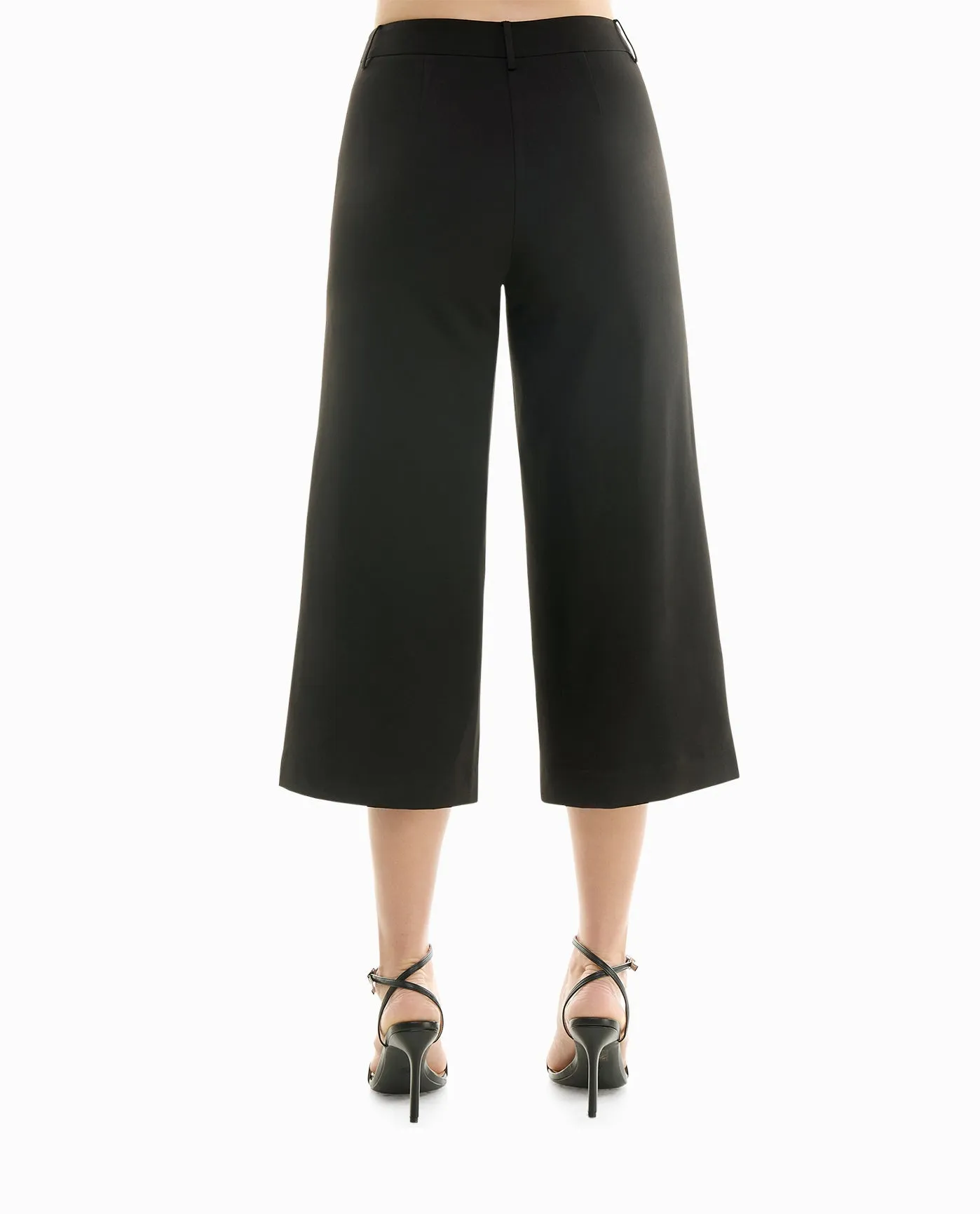 MERCER STRETCH CROPPED ZIP FRONT FLARE PANT sold by Nicole Miller product image thumbnail 5