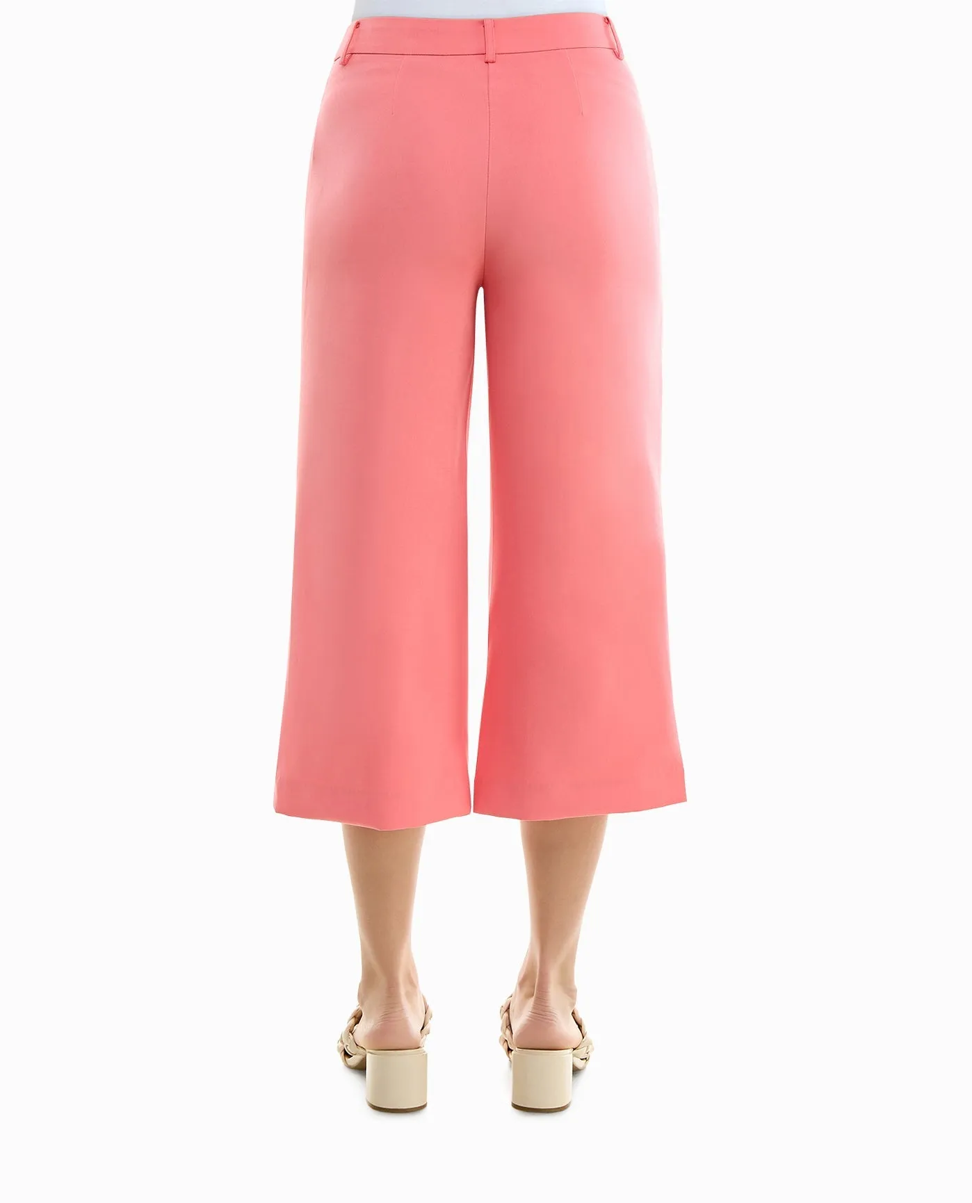MERCER STRETCH CROPPED ZIP FRONT FLARE PANT sold by Nicole Miller product image thumbnail 2