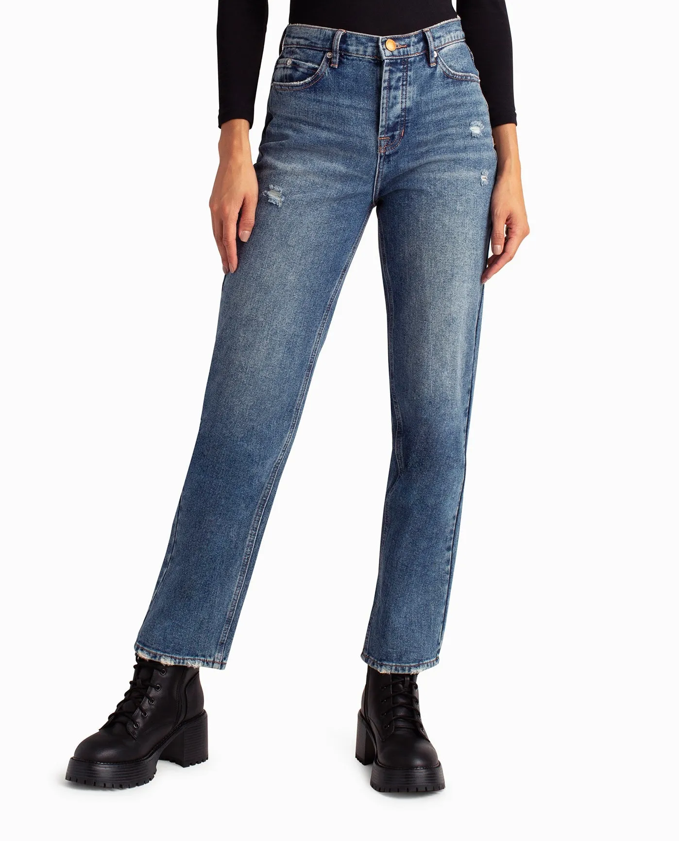 REDHOOK HIGH RISE 90'S LOOSE FIT JEAN sold by Nicole Miller