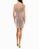 TIFFANY SEQUIN V-NECK MINI DRESS sold by Nicole Miller