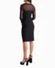 NAOMI LONG SLEEVE MIDI DRESS sold by Nicole Miller