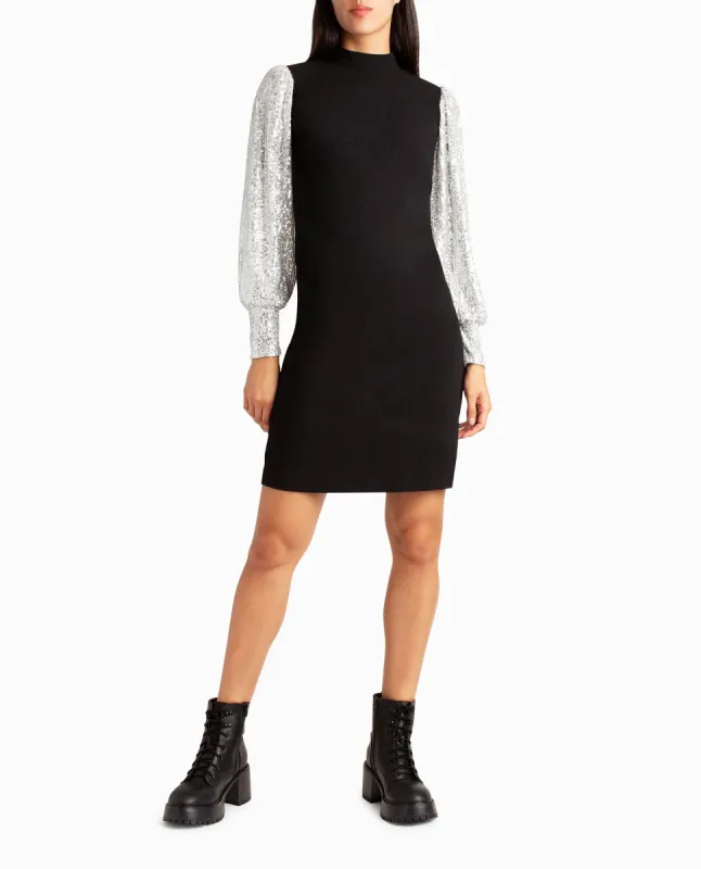 STRETCH CREPE CAMILLE DRESS made by Nicole Miller