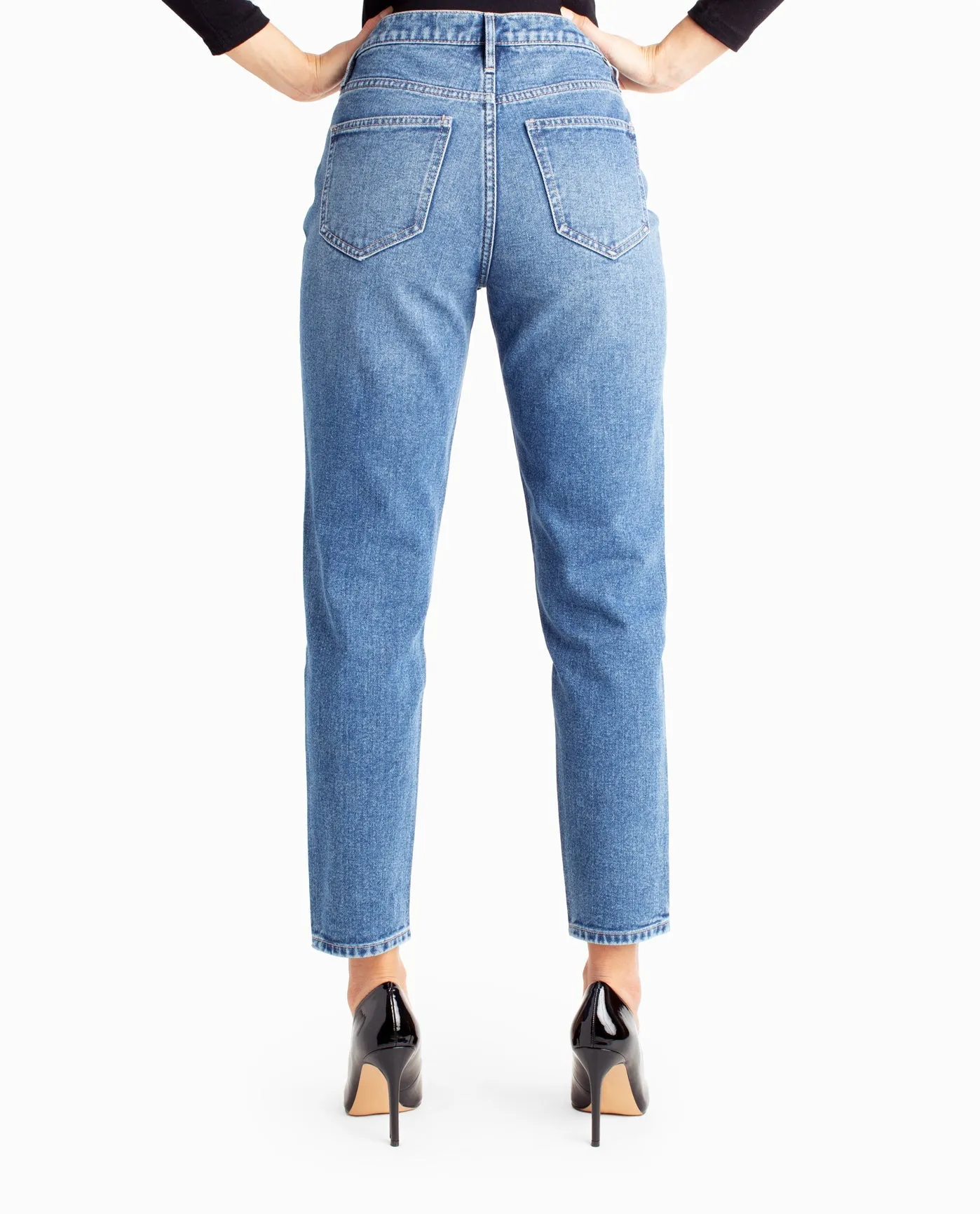 SUNNYSIDE HIGH RISE TAPER LEG JEAN sold by Nicole Miller product image thumbnail 2