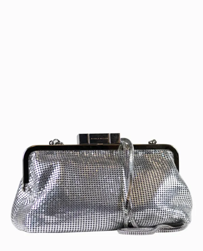 CHAINMAIL CROSSBODY CLUTCH sold by Nicole Miller