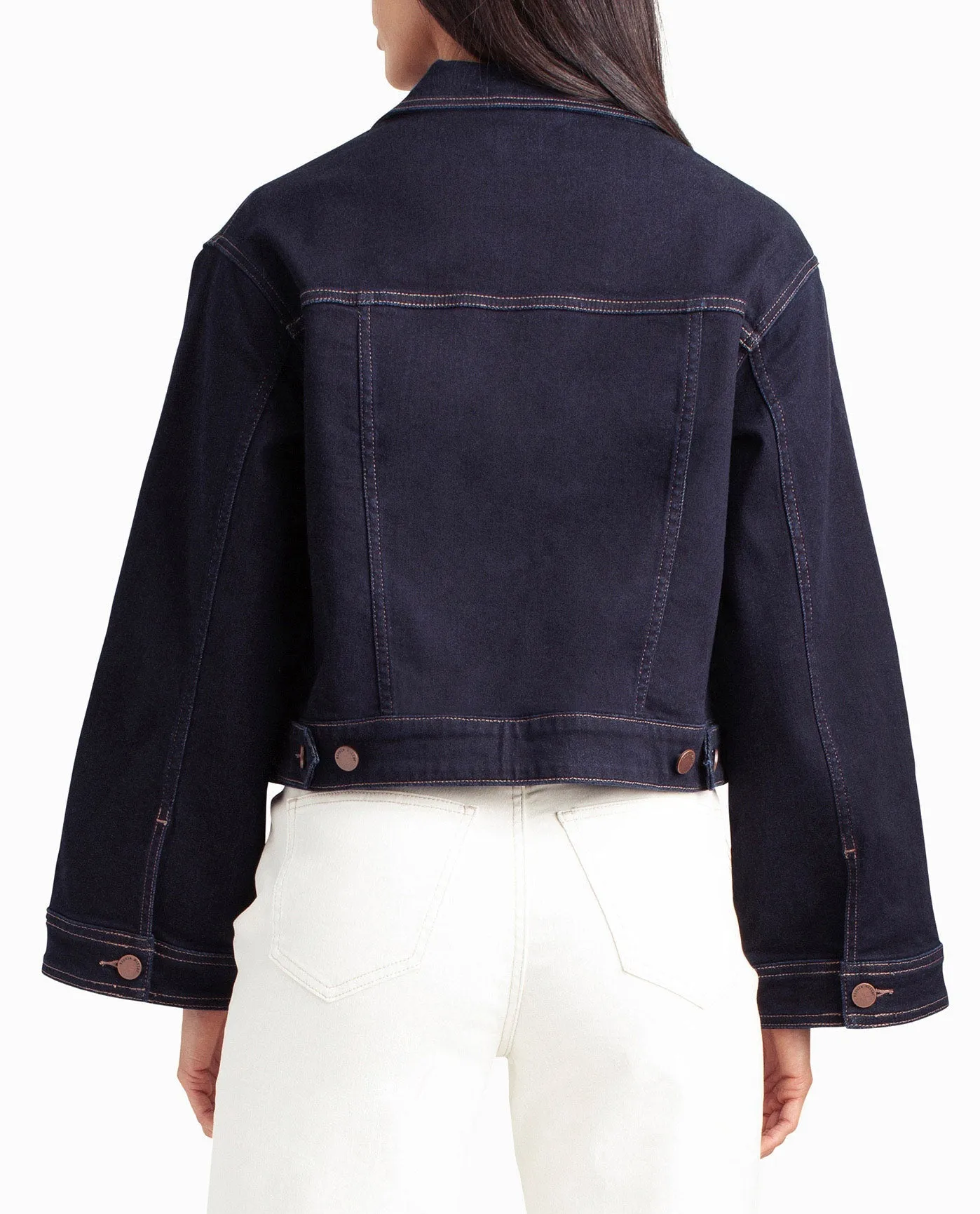 LENOX HILL BELL SLEEVE CROP JACKET sold by Nicole Miller product image thumbnail 2