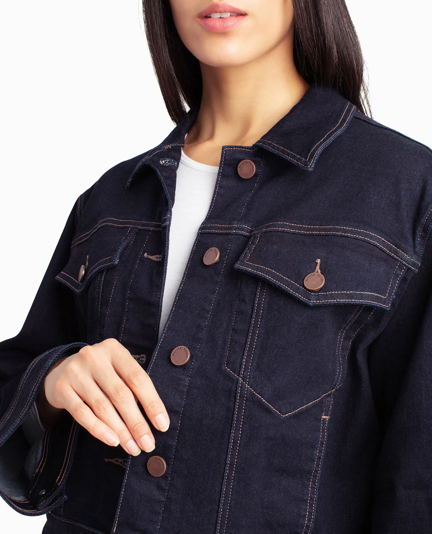 LENOX HILL BELL SLEEVE CROP JACKET sold by Nicole Miller product image thumbnail 4