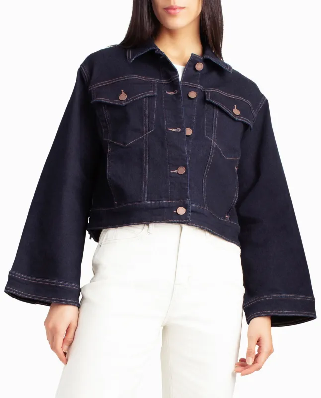 LENOX HILL BELL SLEEVE CROP JACKET sold by Nicole Miller