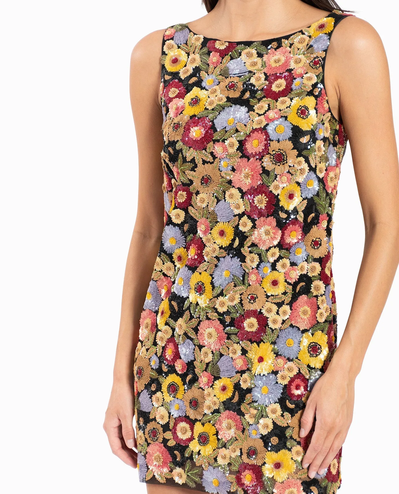 CUSTOM MADE MARIGOLD MOD SHIFT DRESS sold by Nicole Miller product image thumbnail 4