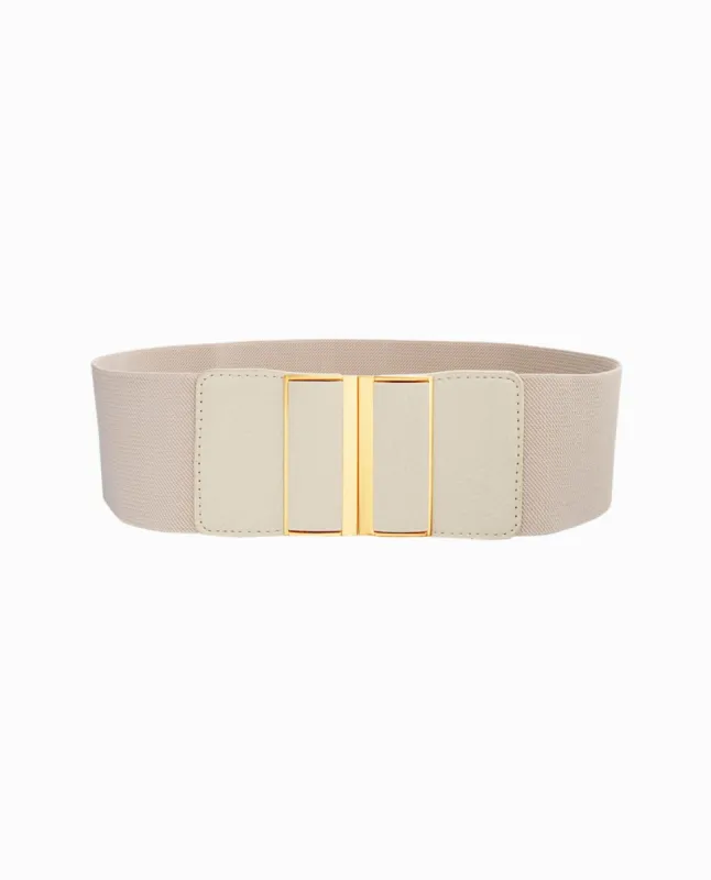 VEGAN LEATHER STRETCH BELT made by Nicole Miller