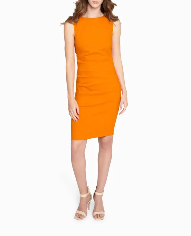 STRETCH LAUREN SHEATH DRESS made by Nicole Miller