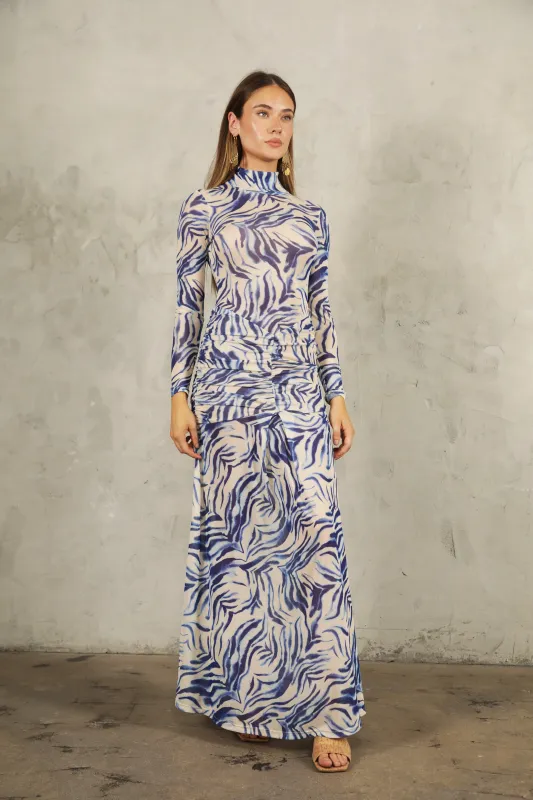 Mesh Drop Waist Maxi sold by Nightcap