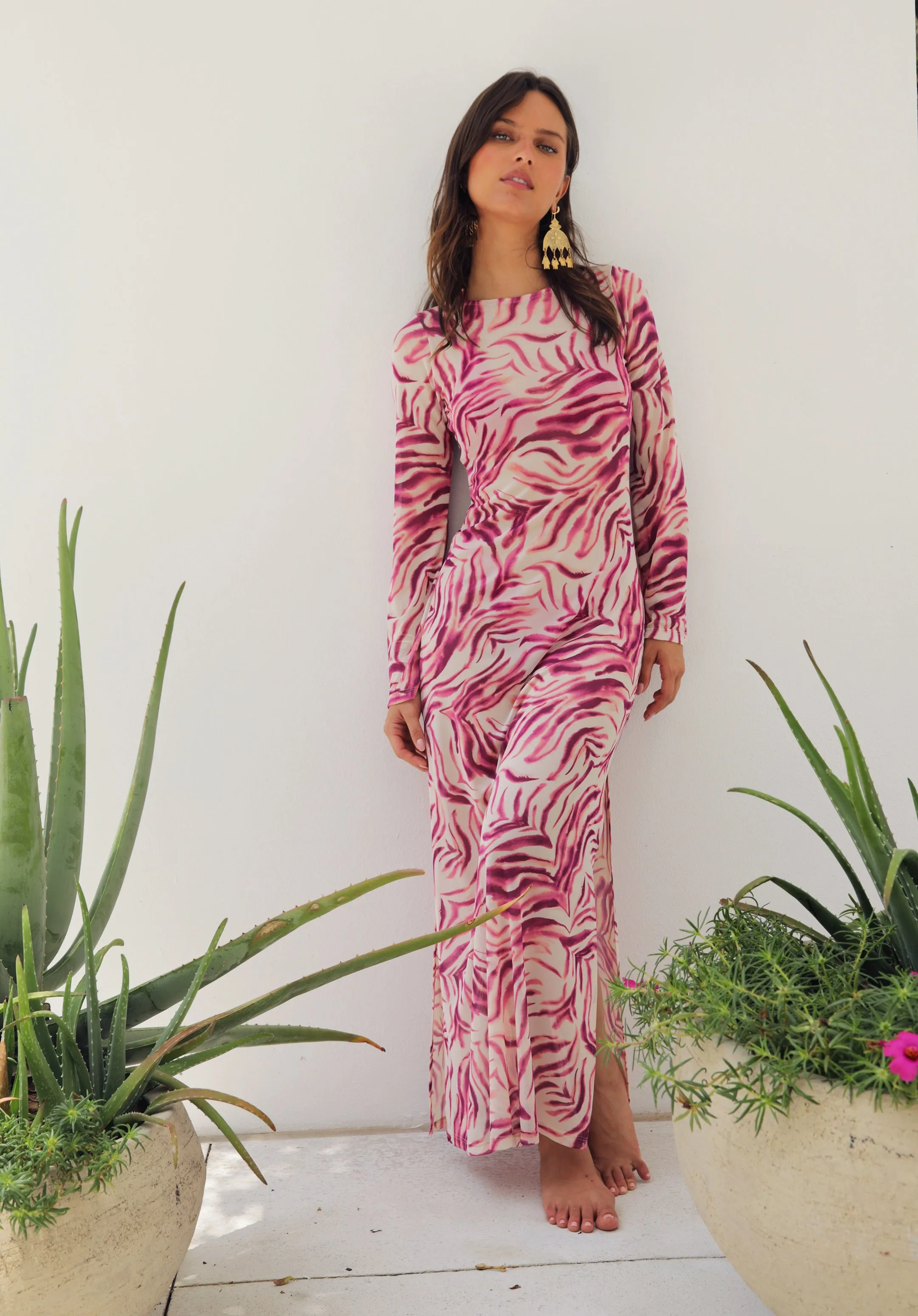 Printed Mesh Maxi Cover sold by Nightcap product image thumbnail 3