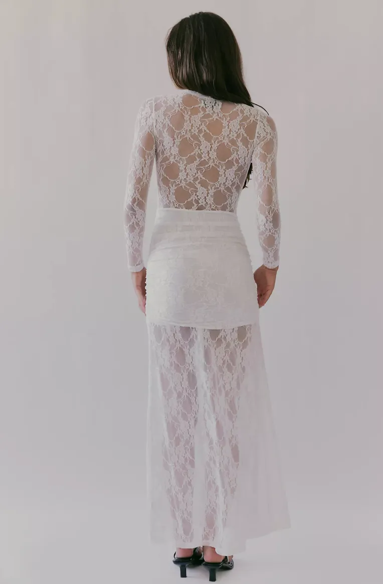 Drop Waist Lace Maxi sold by Nightcap product image thumbnail 3
