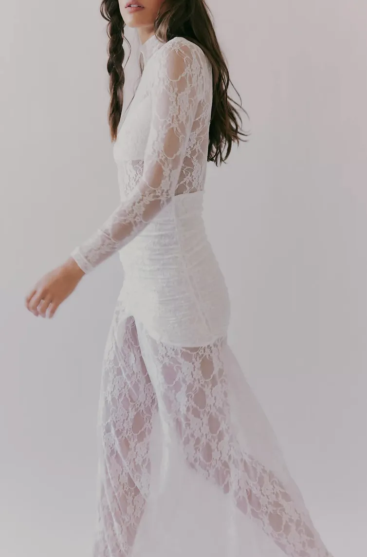 Drop Waist Lace Maxi sold by Nightcap product image thumbnail 5