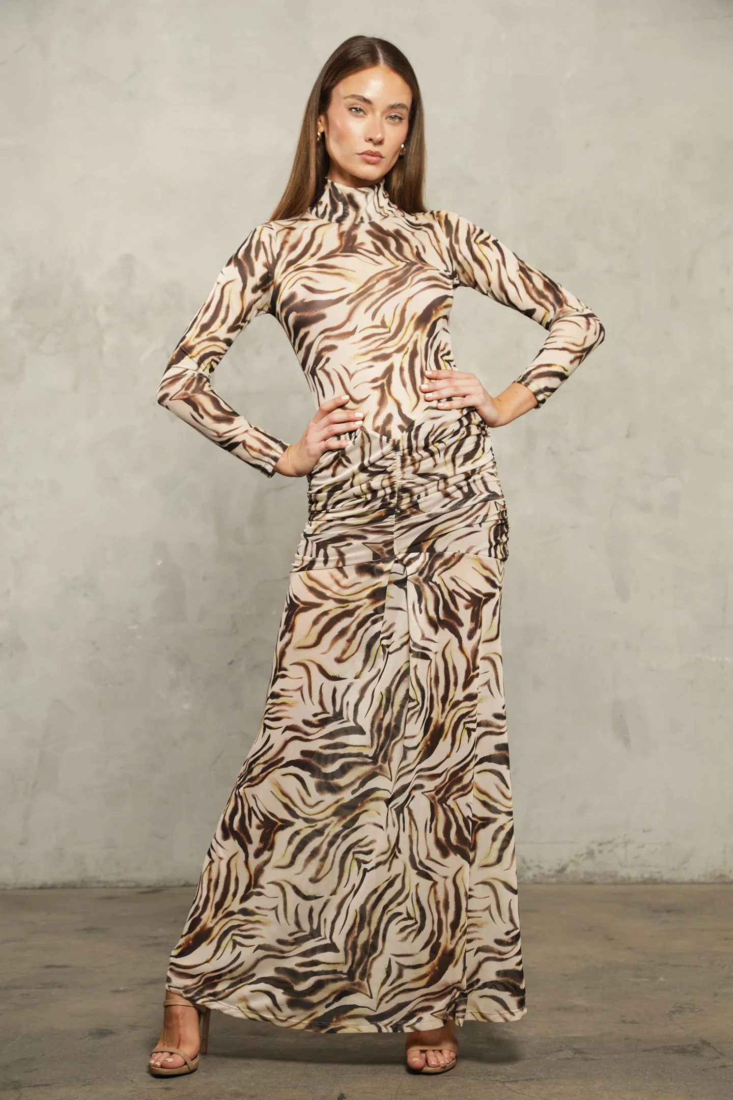 Mesh Drop Waist Maxi sold by Nightcap product image thumbnail 2