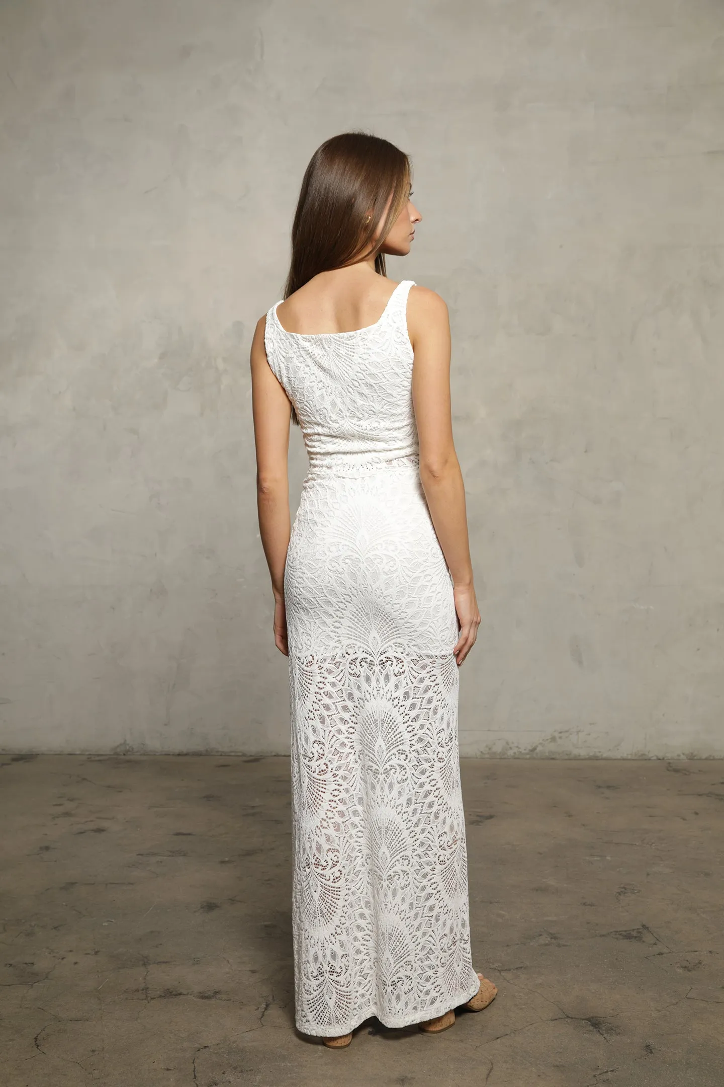 Lanai Lace Tank sold by Nightcap product image thumbnail 5