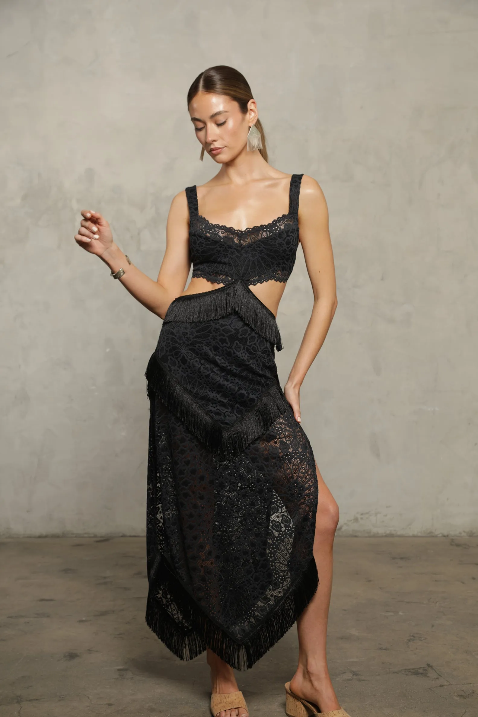 Lotus Lace Swim Maxi sold by Nightcap product image thumbnail 2
