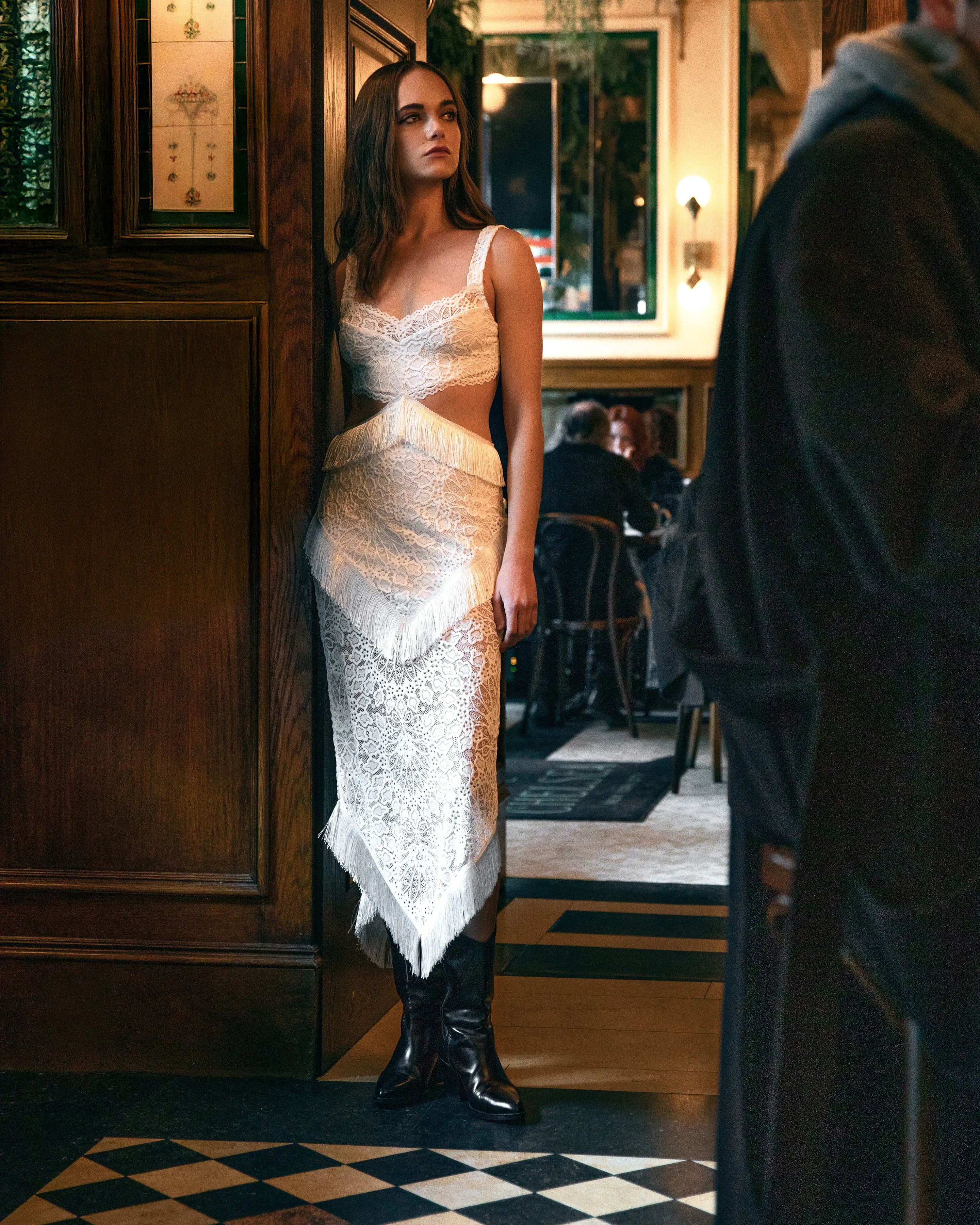 Lotus Lace Swim Maxi sold by Nightcap