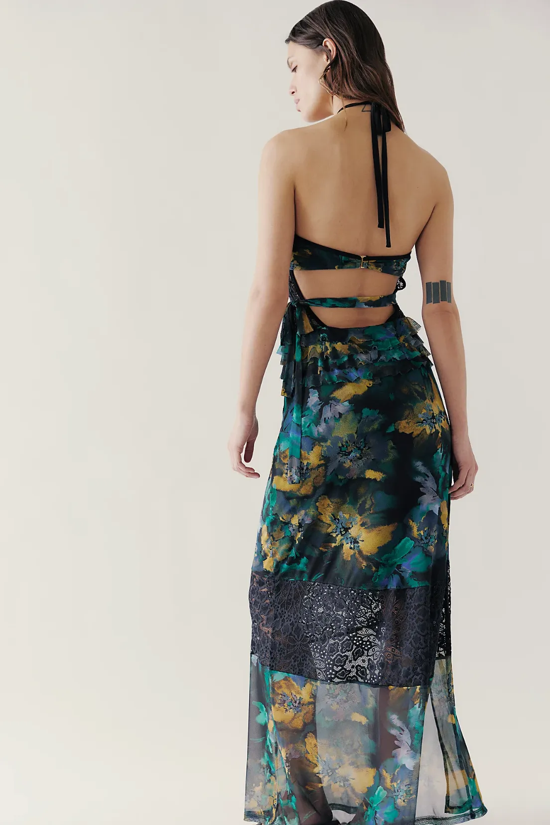 Hibiscus Lace Maxi sold by Nightcap product image thumbnail 2