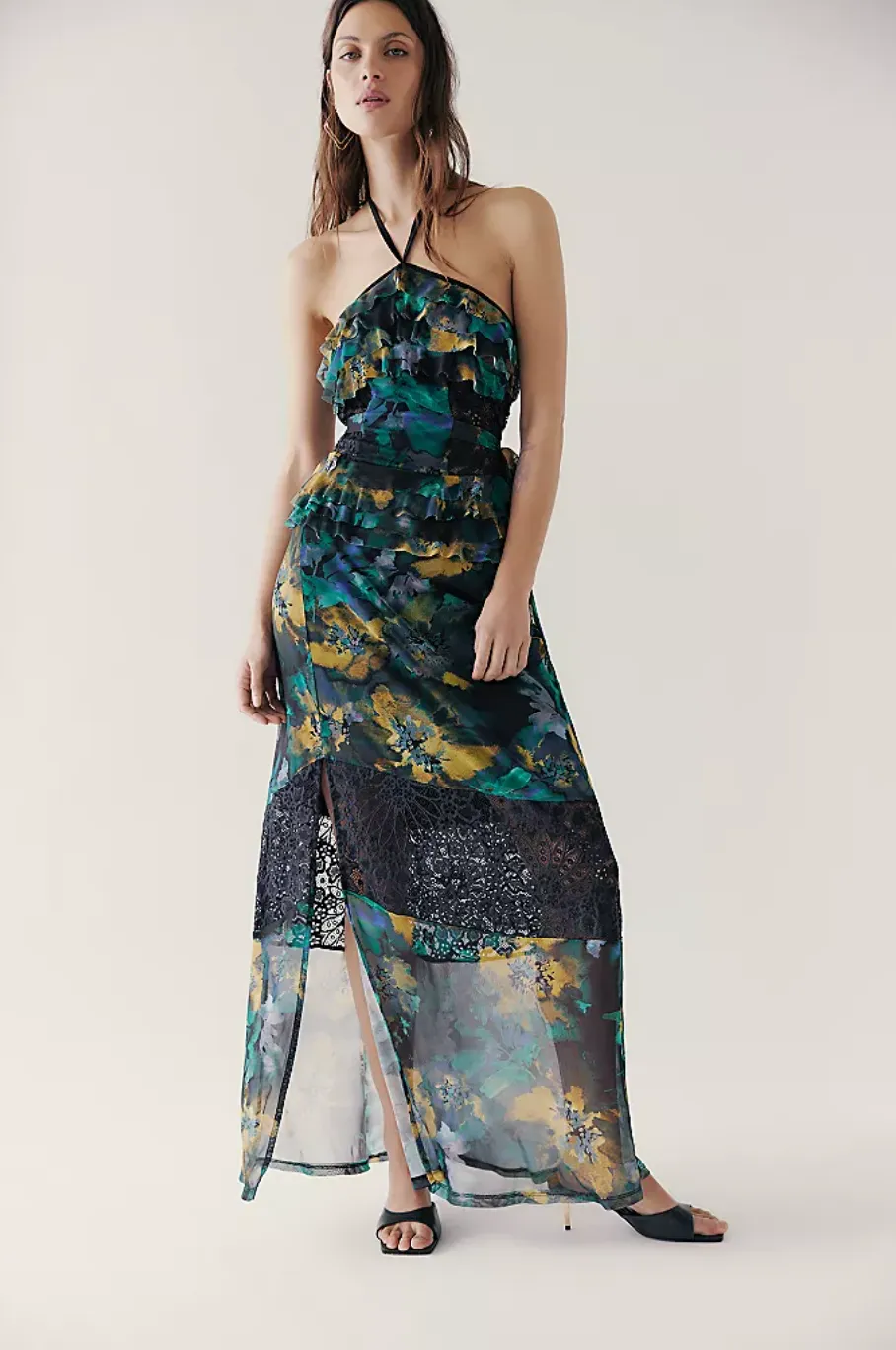 Hibiscus Lace Maxi sold by Nightcap