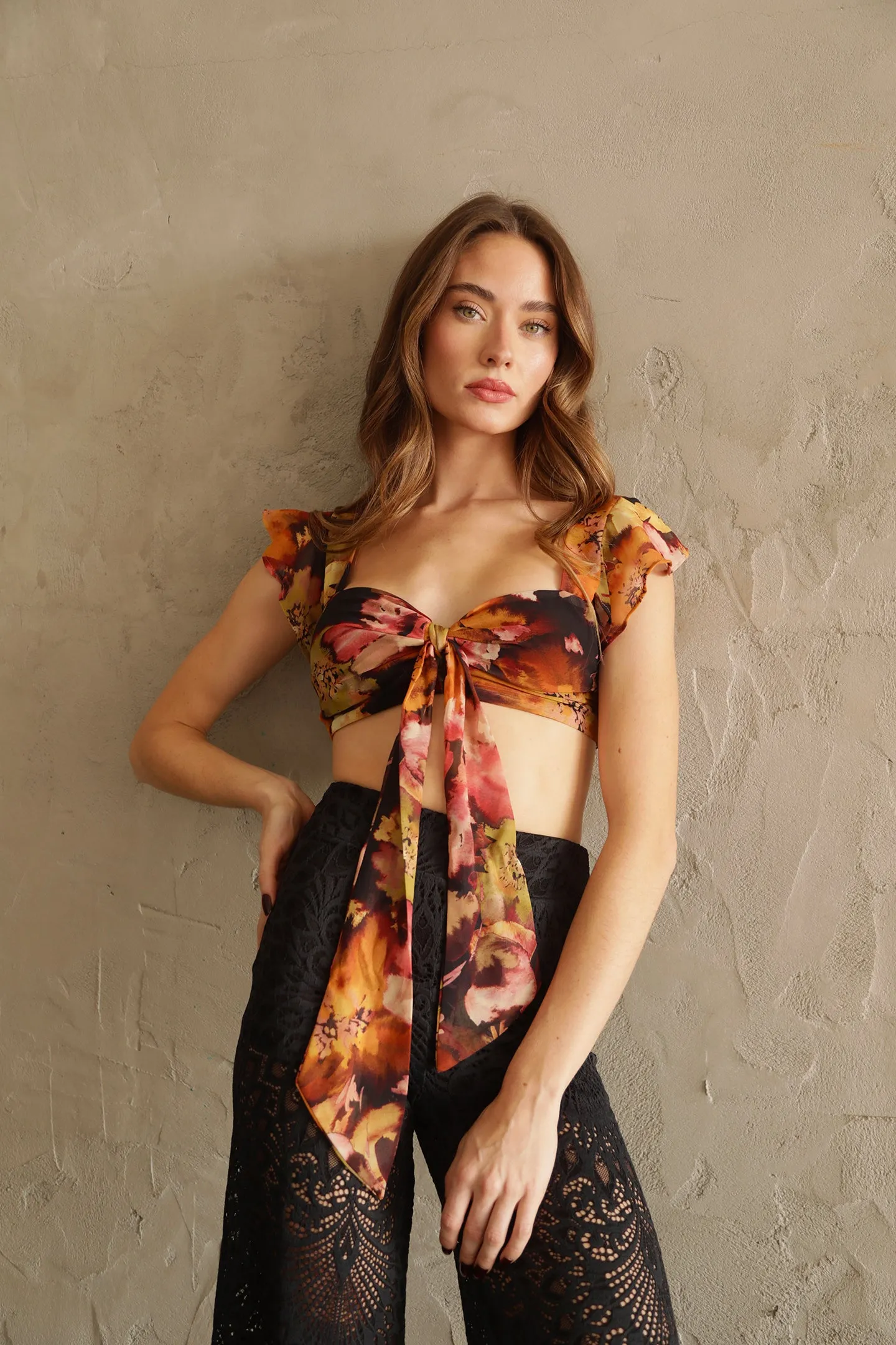 Chiffon Flutter Bra sold by Nightcap product image thumbnail 2