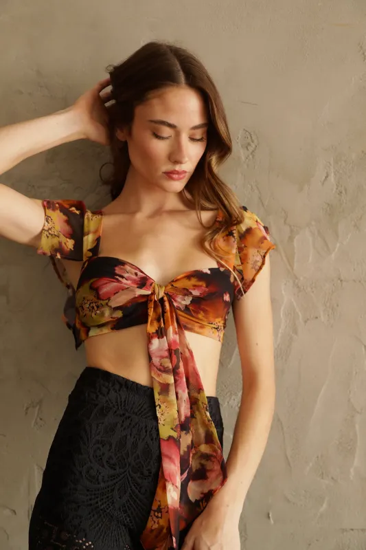 Chiffon Flutter Bra sold by Nightcap