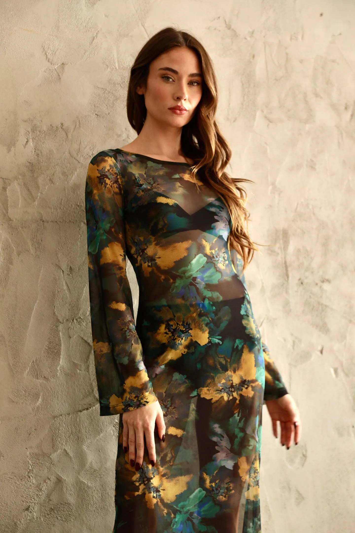 Printed Mesh Maxi Cover sold by Nightcap product image thumbnail 5